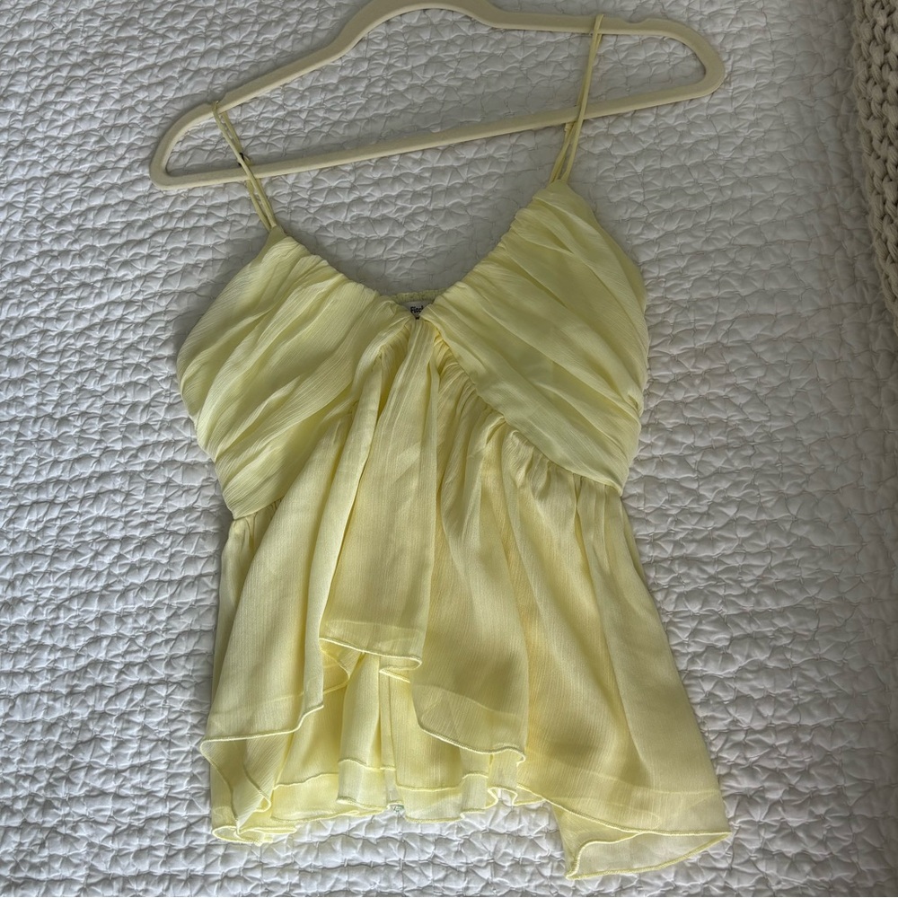Abercrombie V Neck Ruched Top